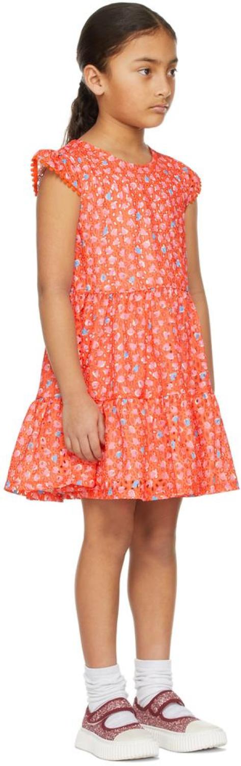 Kids Red Hearts All Over Dress