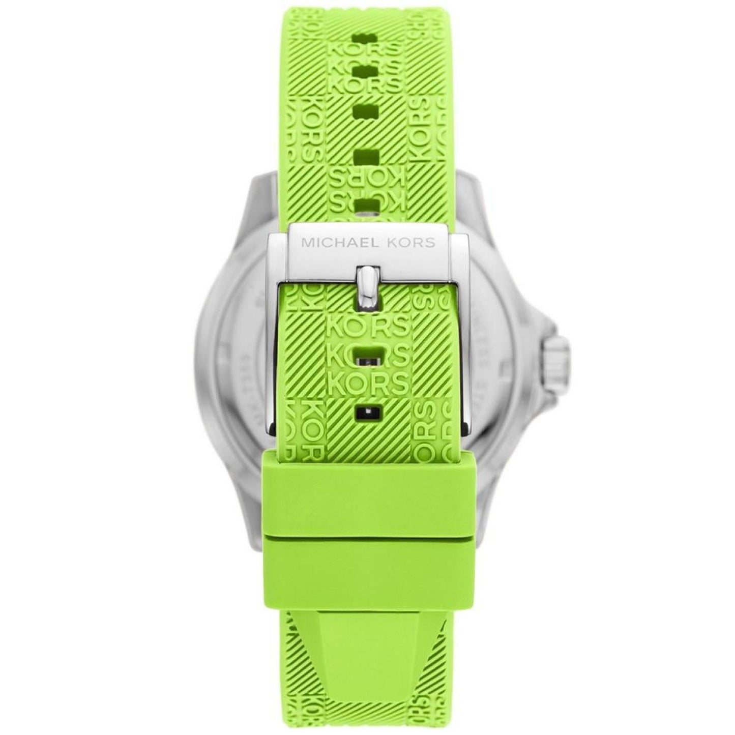 Women's Everest Quartz Three-Hand Lime Green Silicone Watch 43mm
