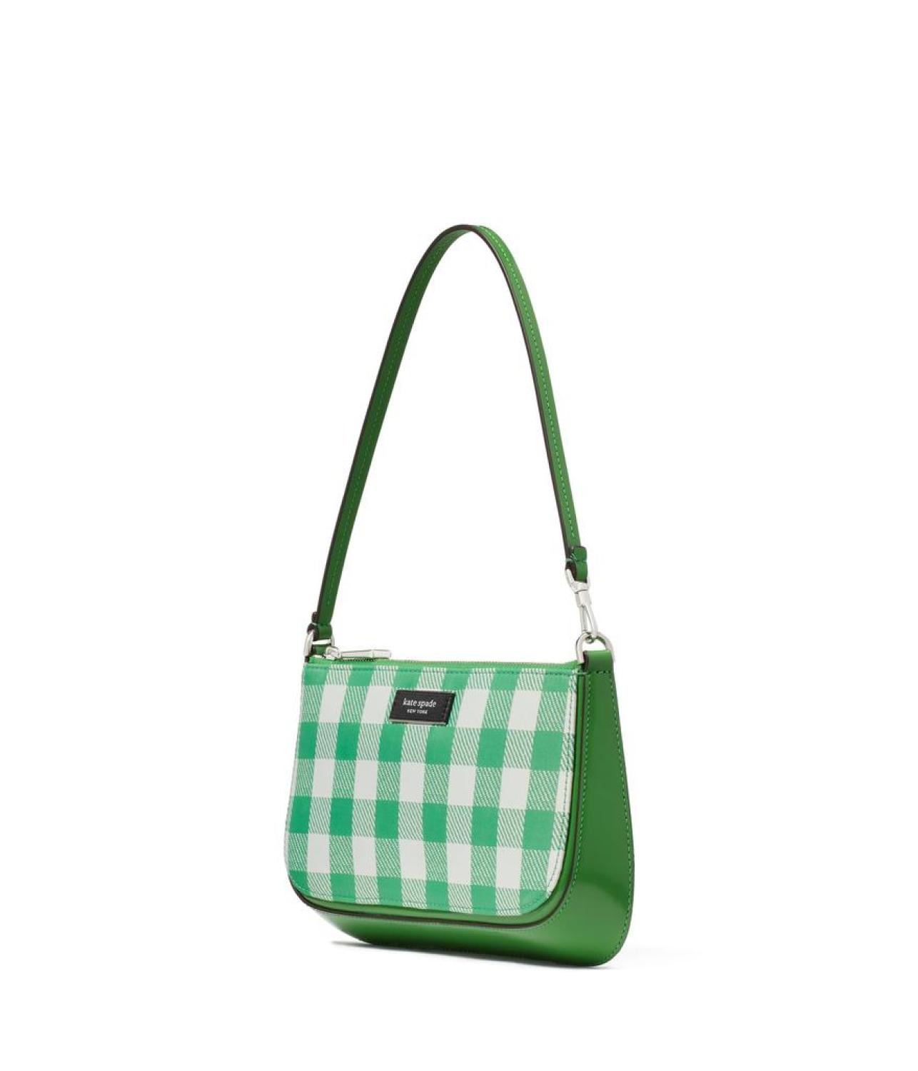 Sam Icon Gingham Field Fabric Mini Pochette