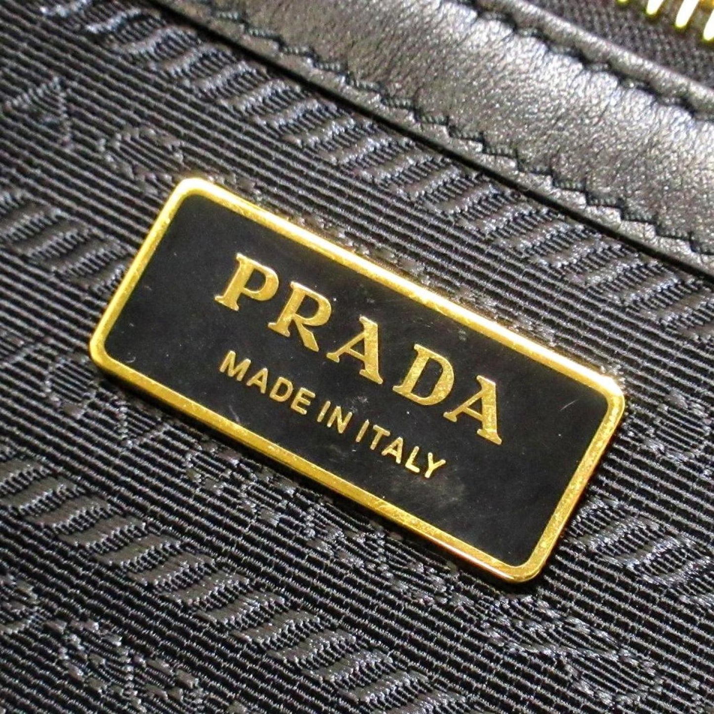 Prada Symbole Canvas Tote Bag (Pre-Owned)