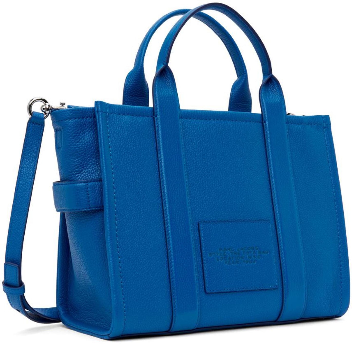 Blue 'The Leather Medium' Tote