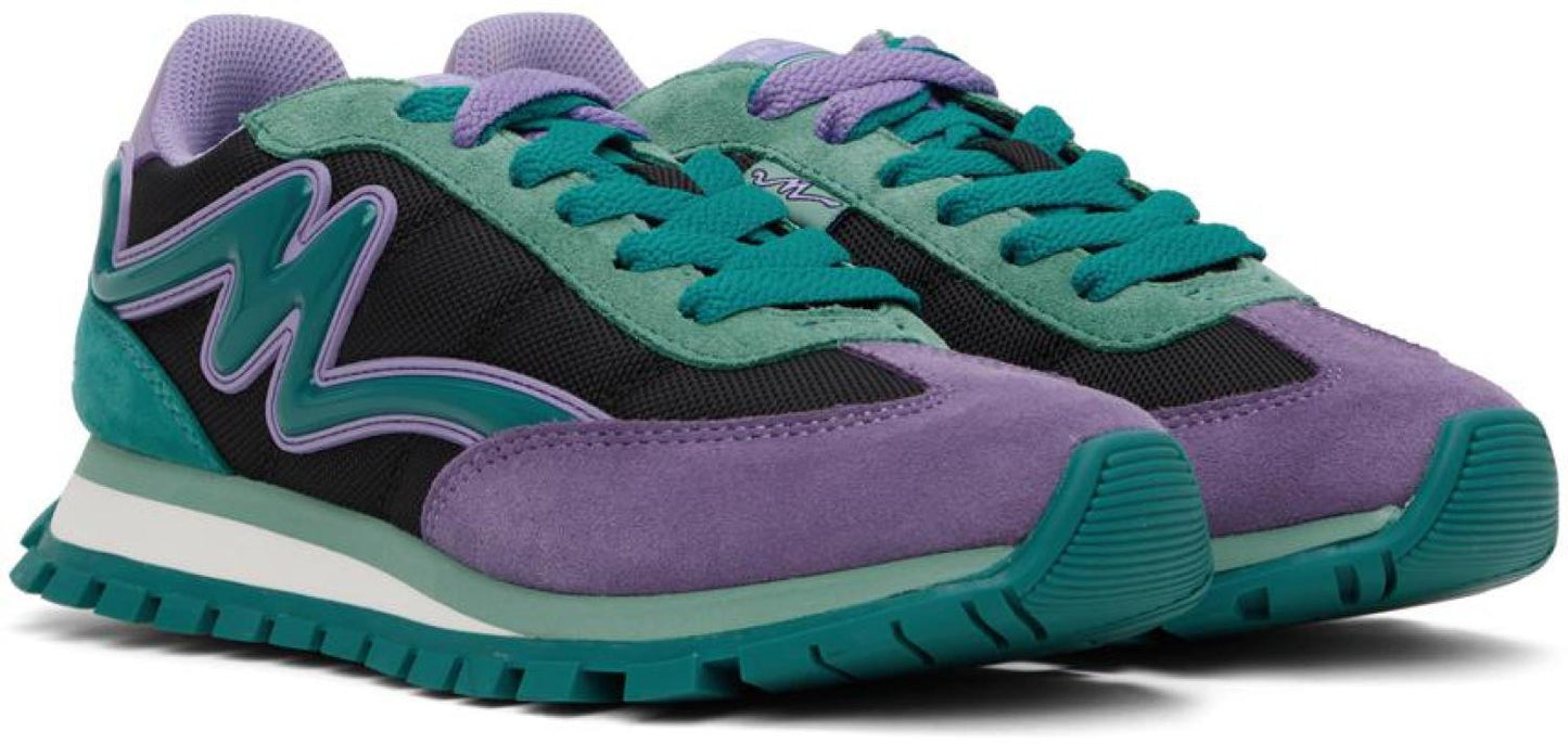 Purple & Green 'The Jogger' Sneakers