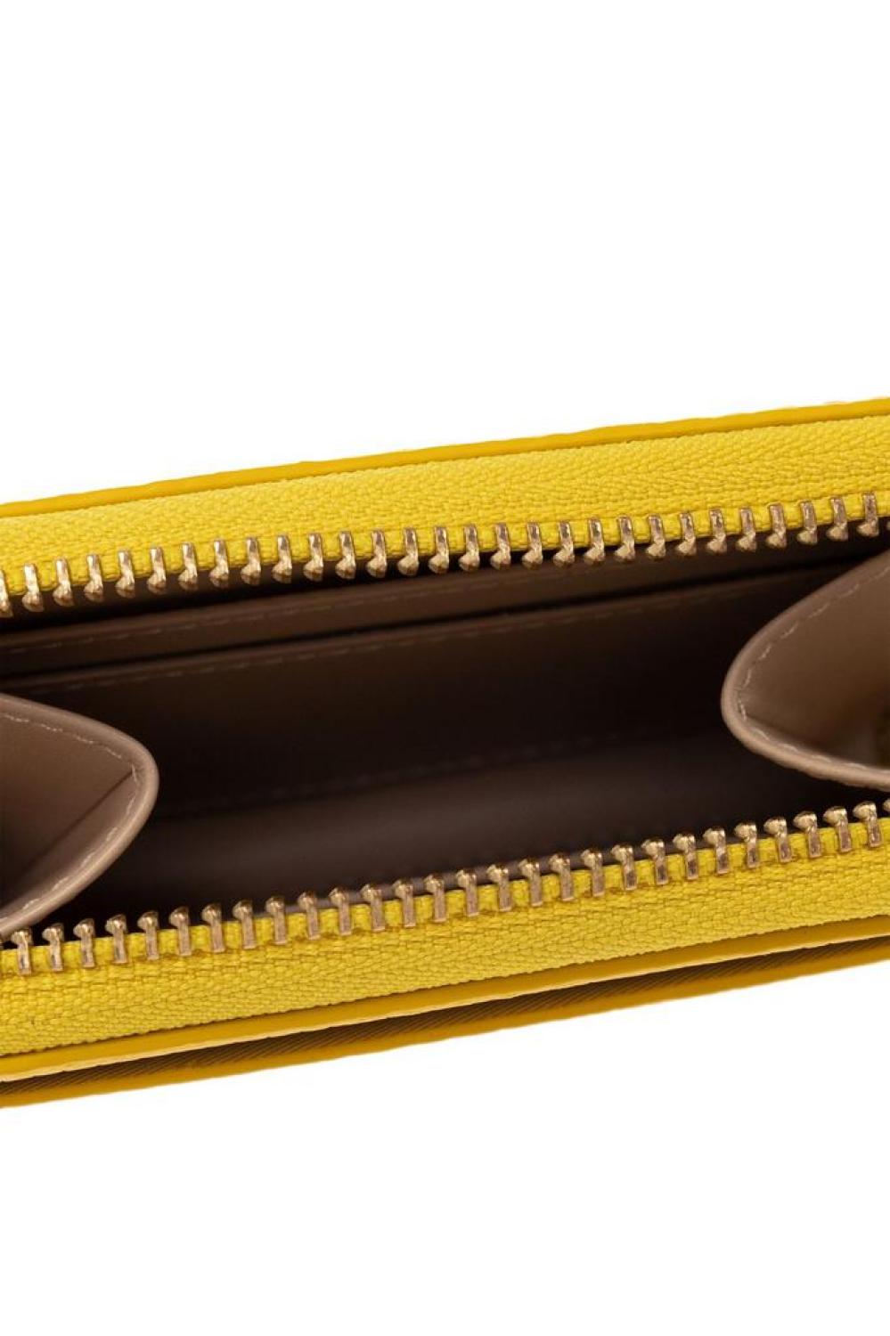 Marc Jacobs Logo Embossed Zip-Around Wallet