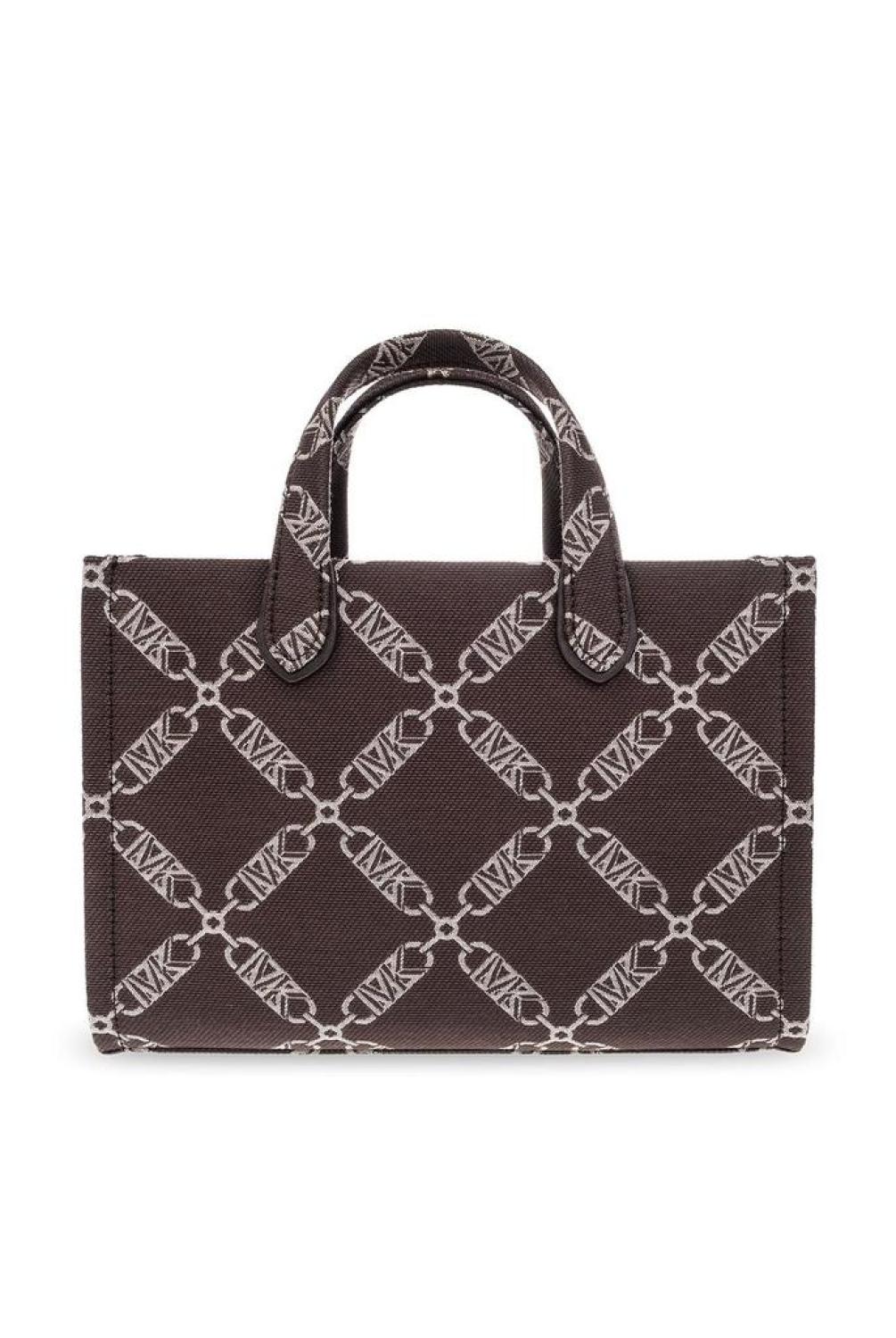 Michael Michael Kors Gigi Empire Logo Jacquard Top Handle Bag