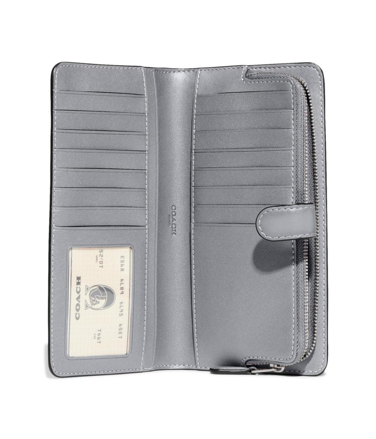 Smooth Leather Skinny Wallet