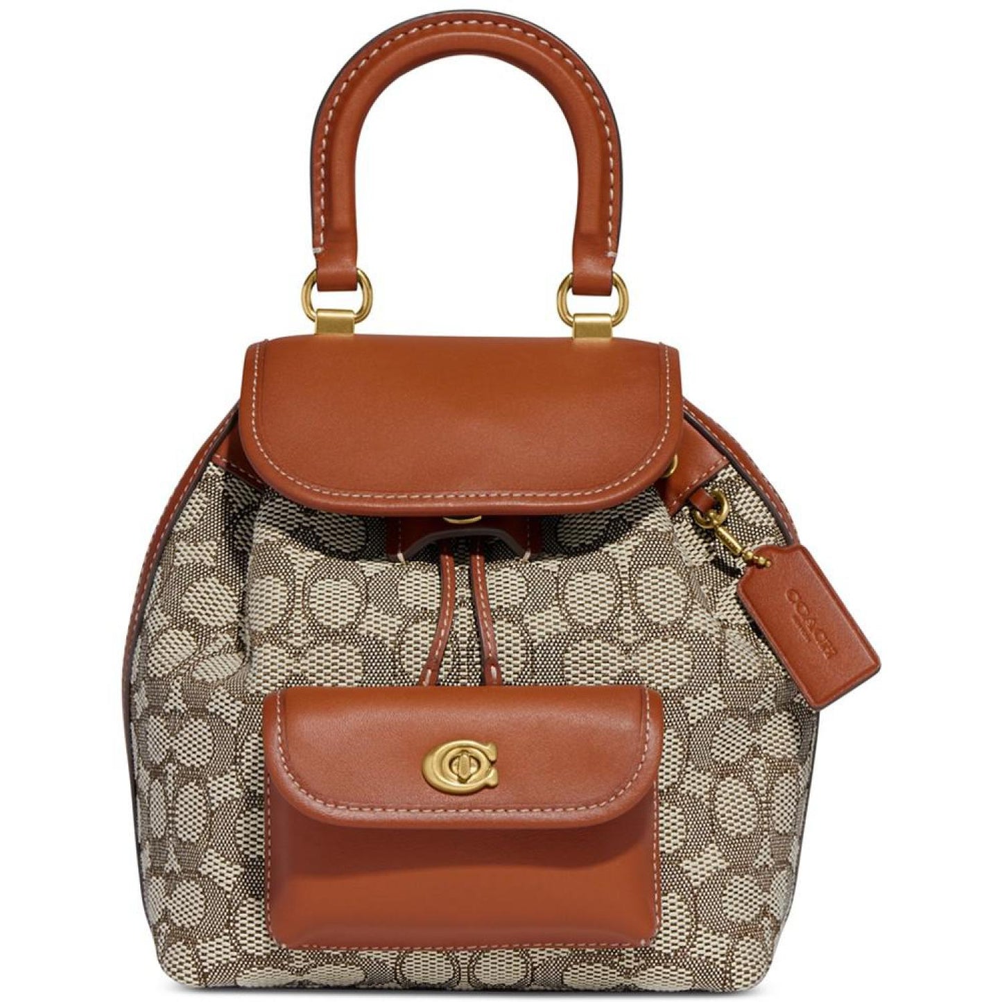 Riya Signature Textile Jacquard Small Backpack