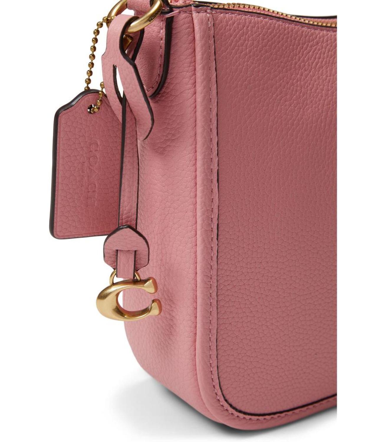 Polished Pebble Leather Chaise Crossbody 19