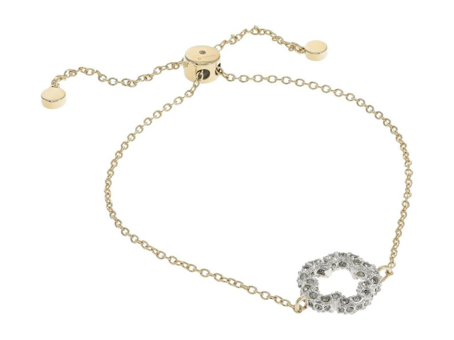 Signature Pave Tea Rose Slider Bracelet