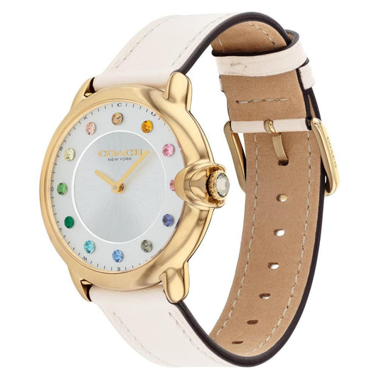 Women's Arden Chalk Leather Strap Watch, 36mm