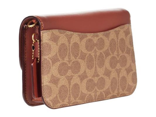 Coated Canvas Signature Hayden Crossbody