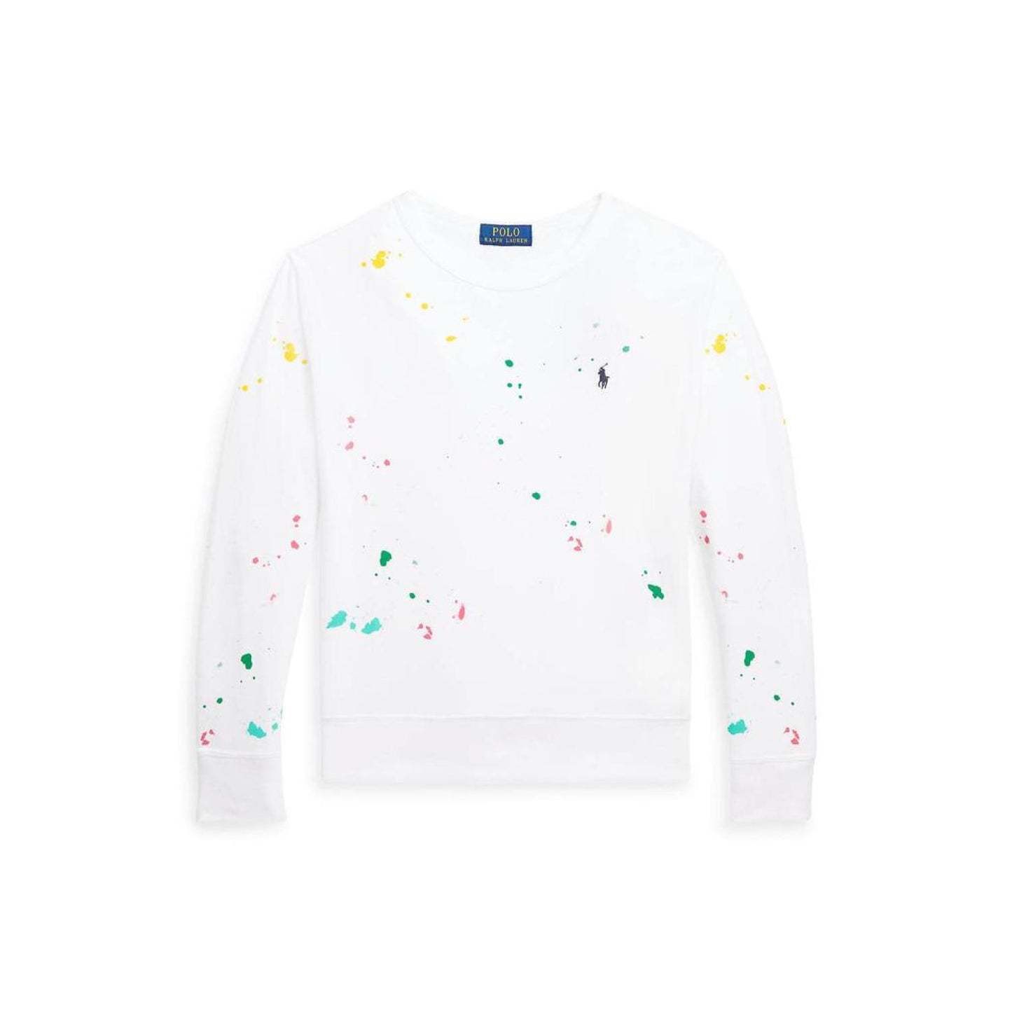 Paint-Splatter-Print Spa Terry Pullover (Big Kids)