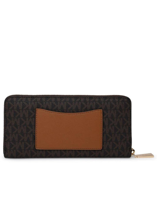 Michael Michael Kors Logo Plaque Zipped Wallet