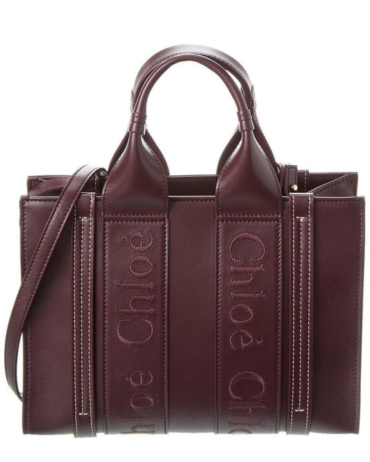 Chloé Woody Small Leather Tote