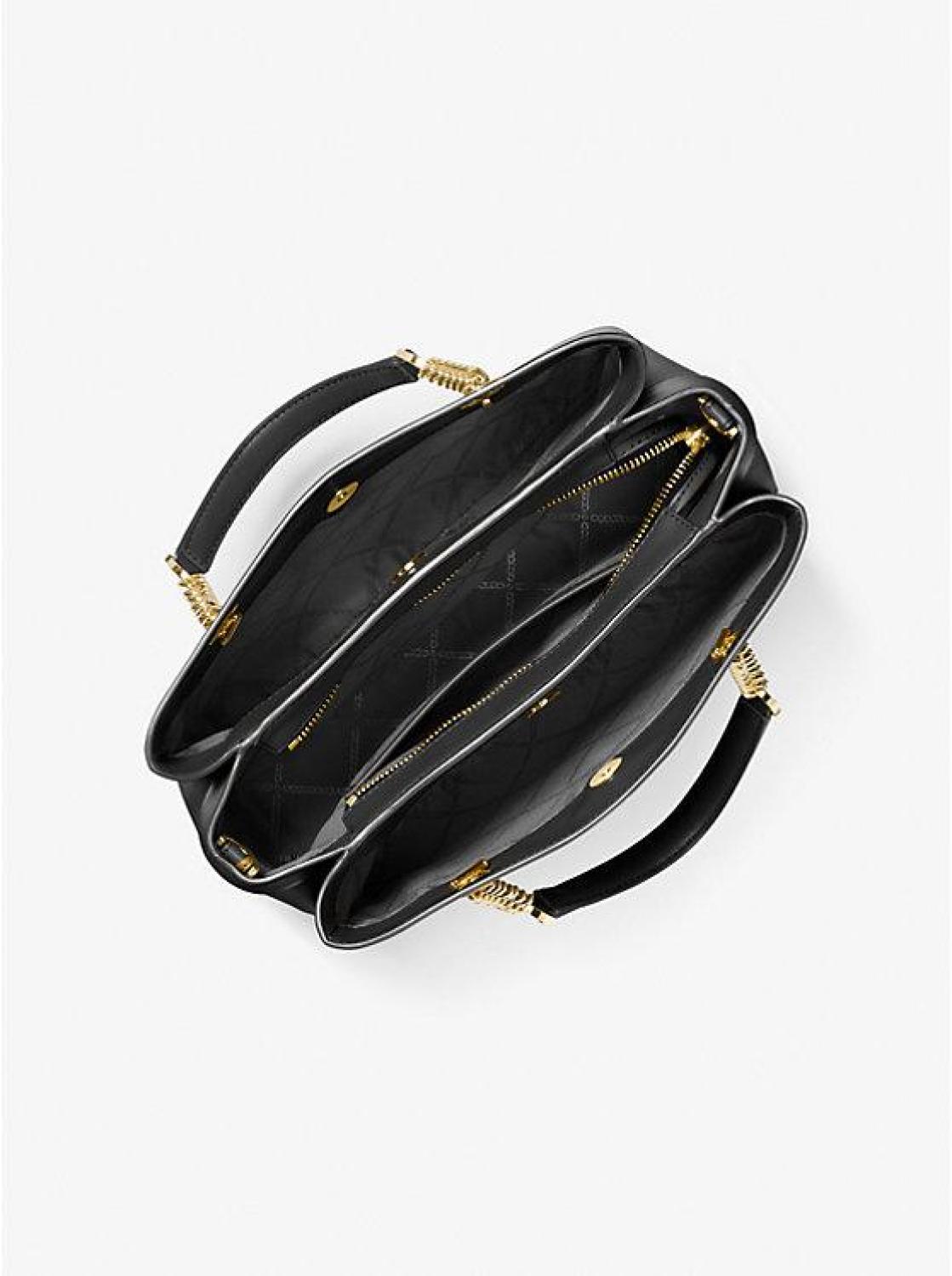Lori Medium Faux Leather Satchel