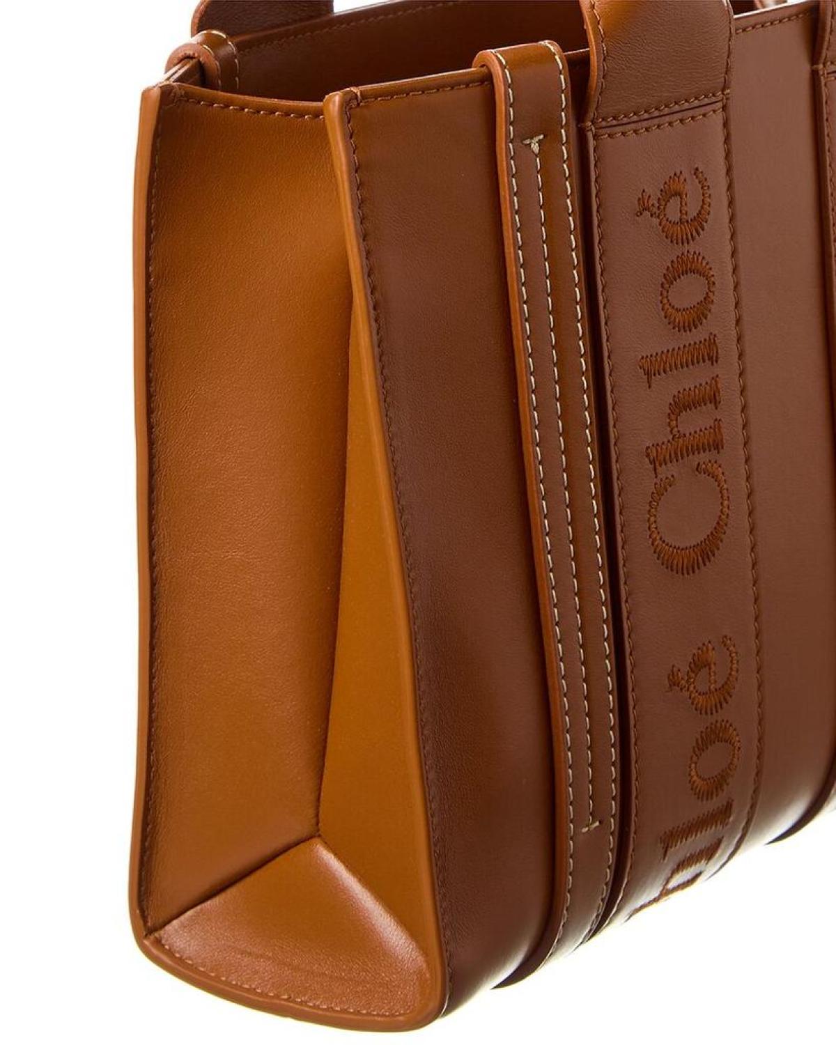 Chloé Woody Small Leather Tote
