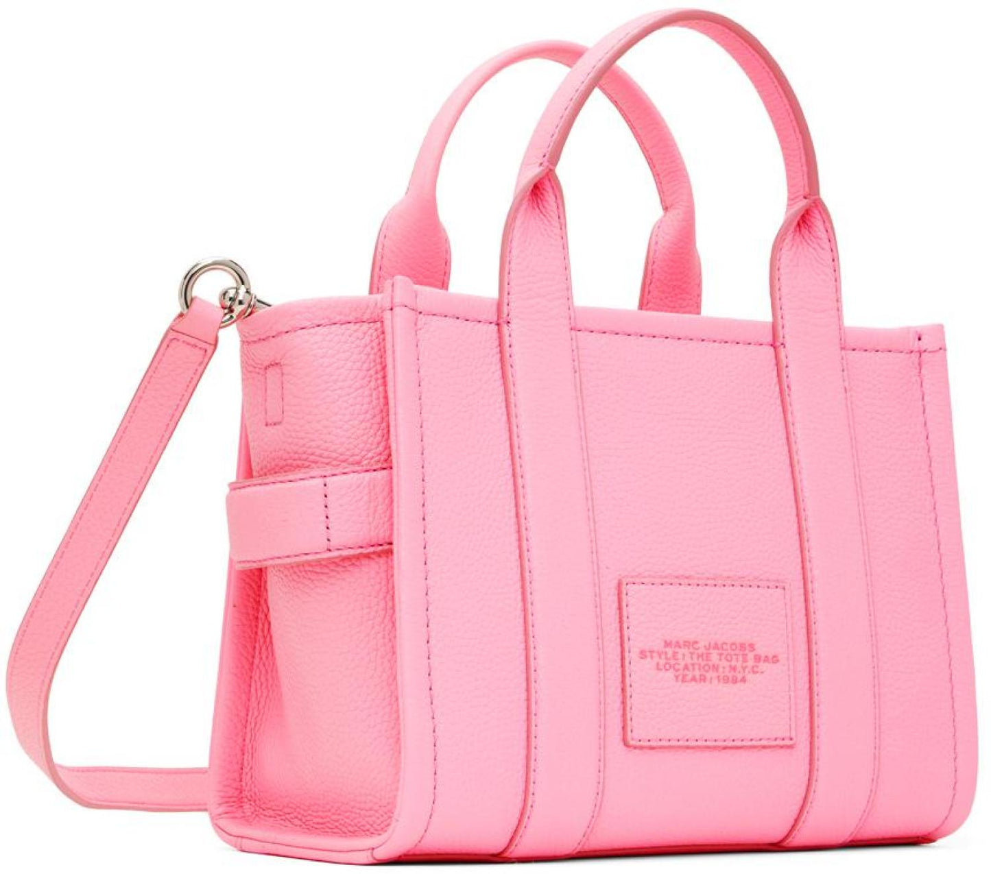 Pink 'The Leather Small' Tote