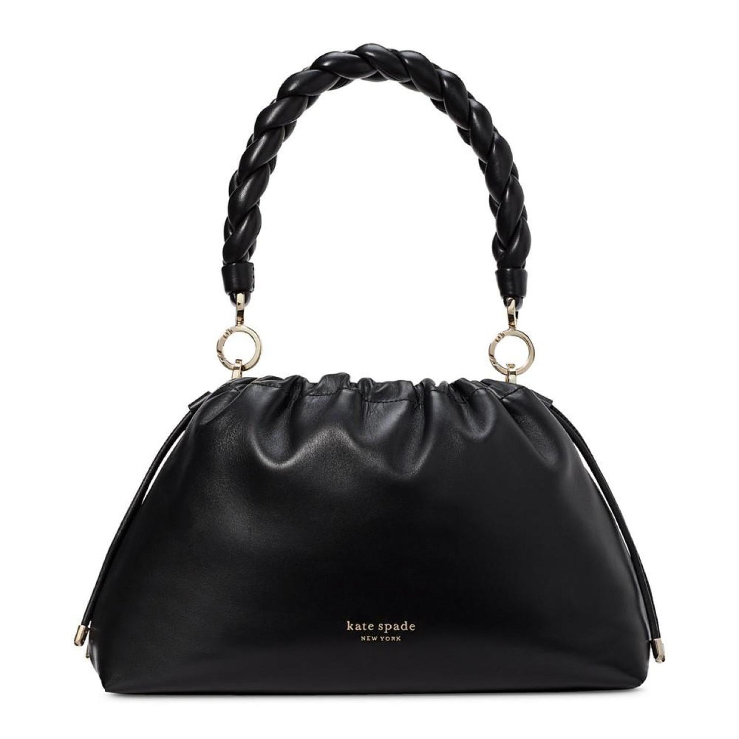 Meringue Smooth Nappa Leather Large Shoulder Bag