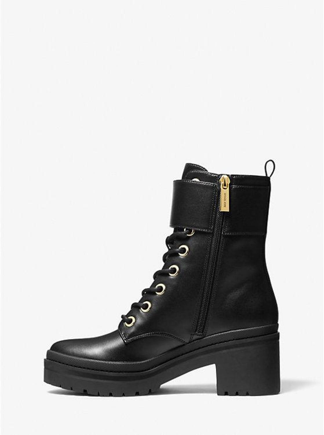 Rory Faux Leather Combat Boot