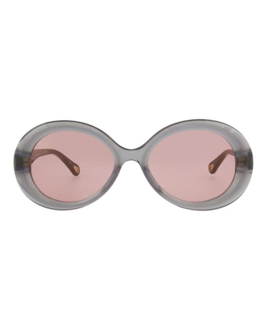 Round-Bio Acetate Frame Sunglasses