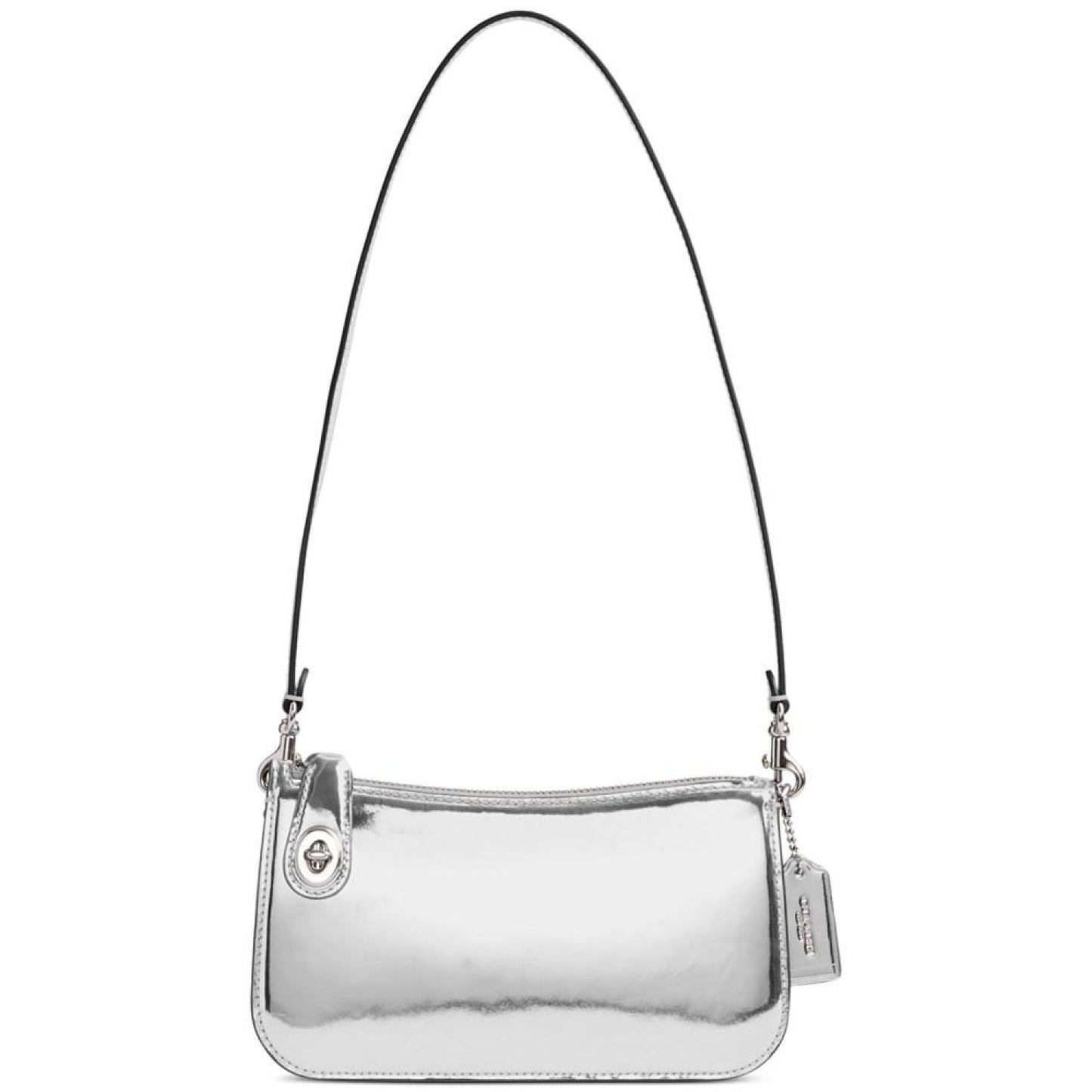 Mirror Metallic Leather Pochette