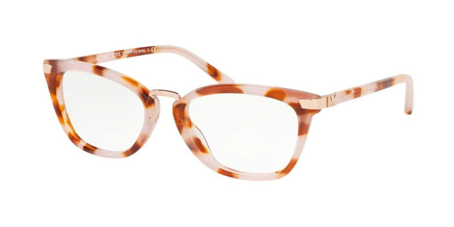 Michael Kors Women's MK4066-3791-50 Isla Verde 50mm Milky Coral Tort Opticals