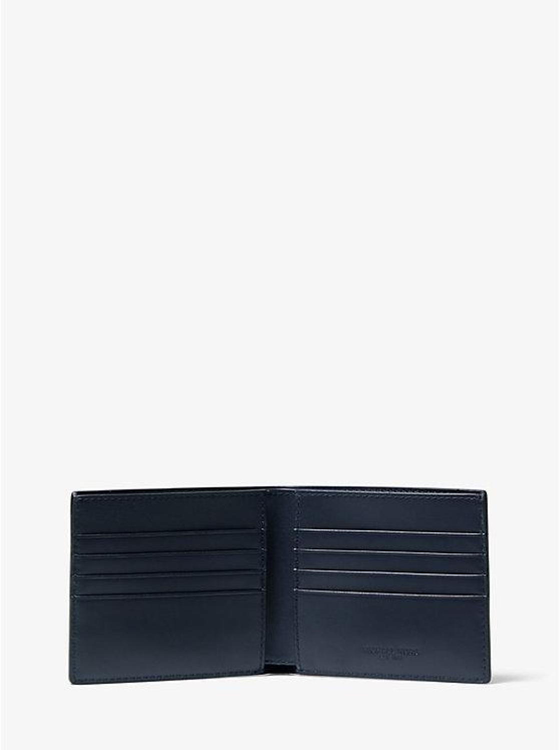Logo Belt and Billfold Wallet Set
