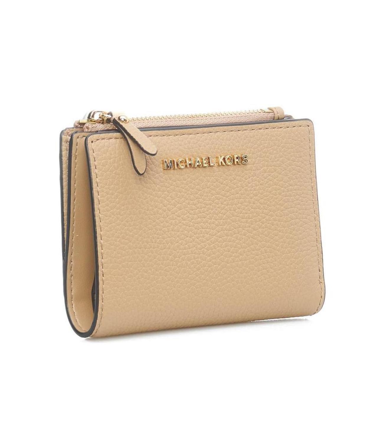 Michael Michael Kors Logo Plaque Bi-Fold Wallet