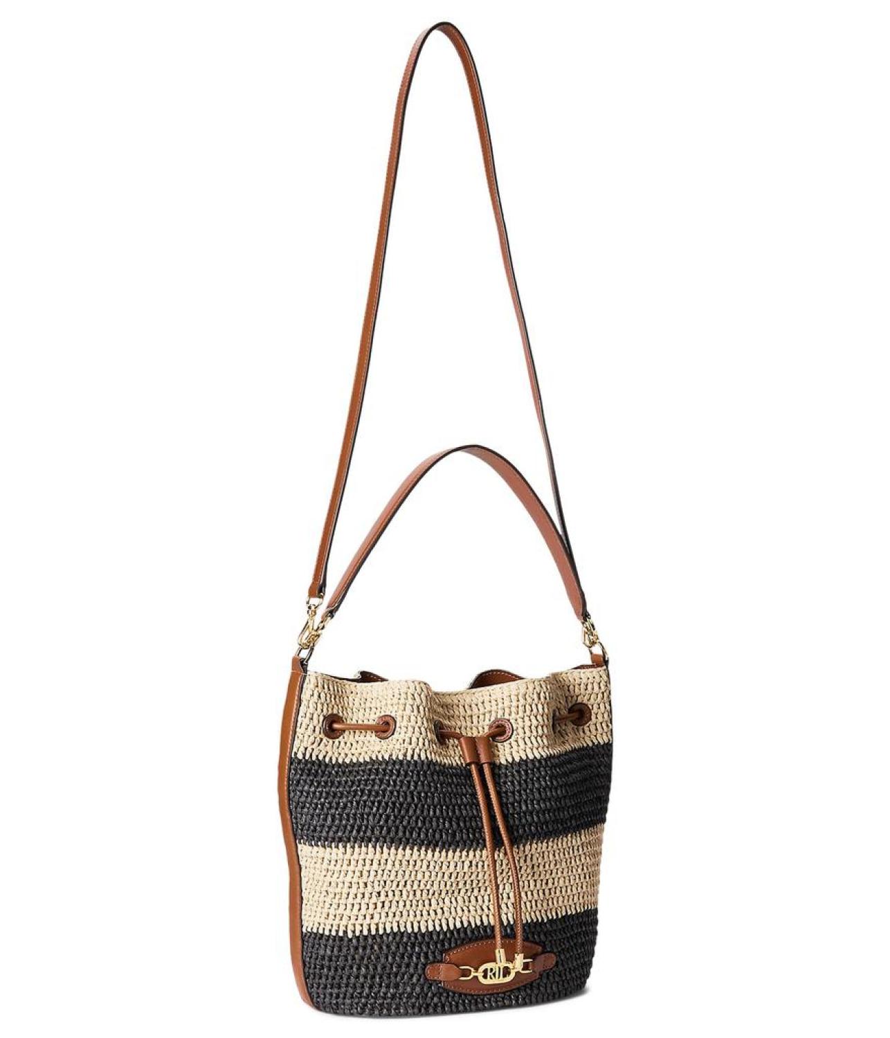Raffia Large Andie Drawstring Bag