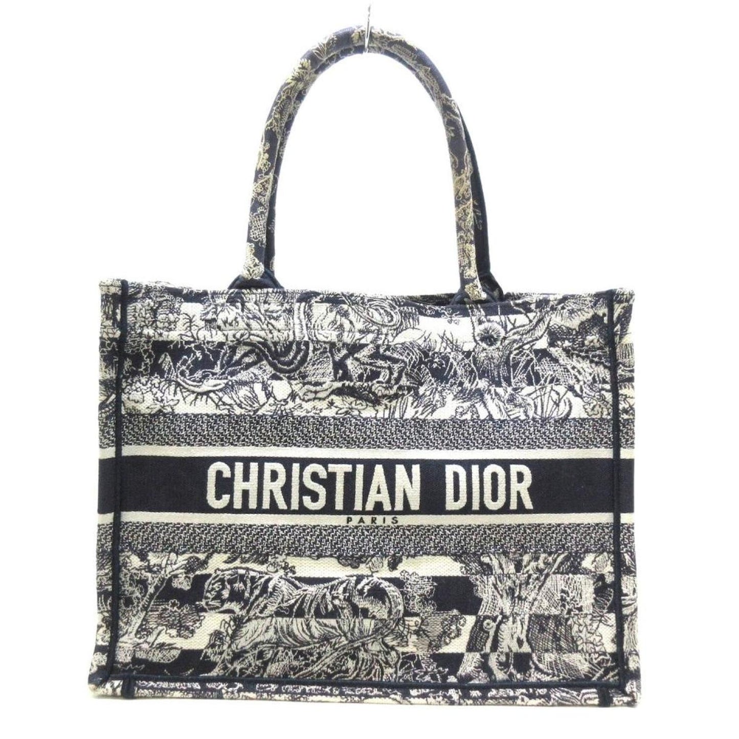 Dior Book Tote Canvas Tote Bag (Pre-Owned)