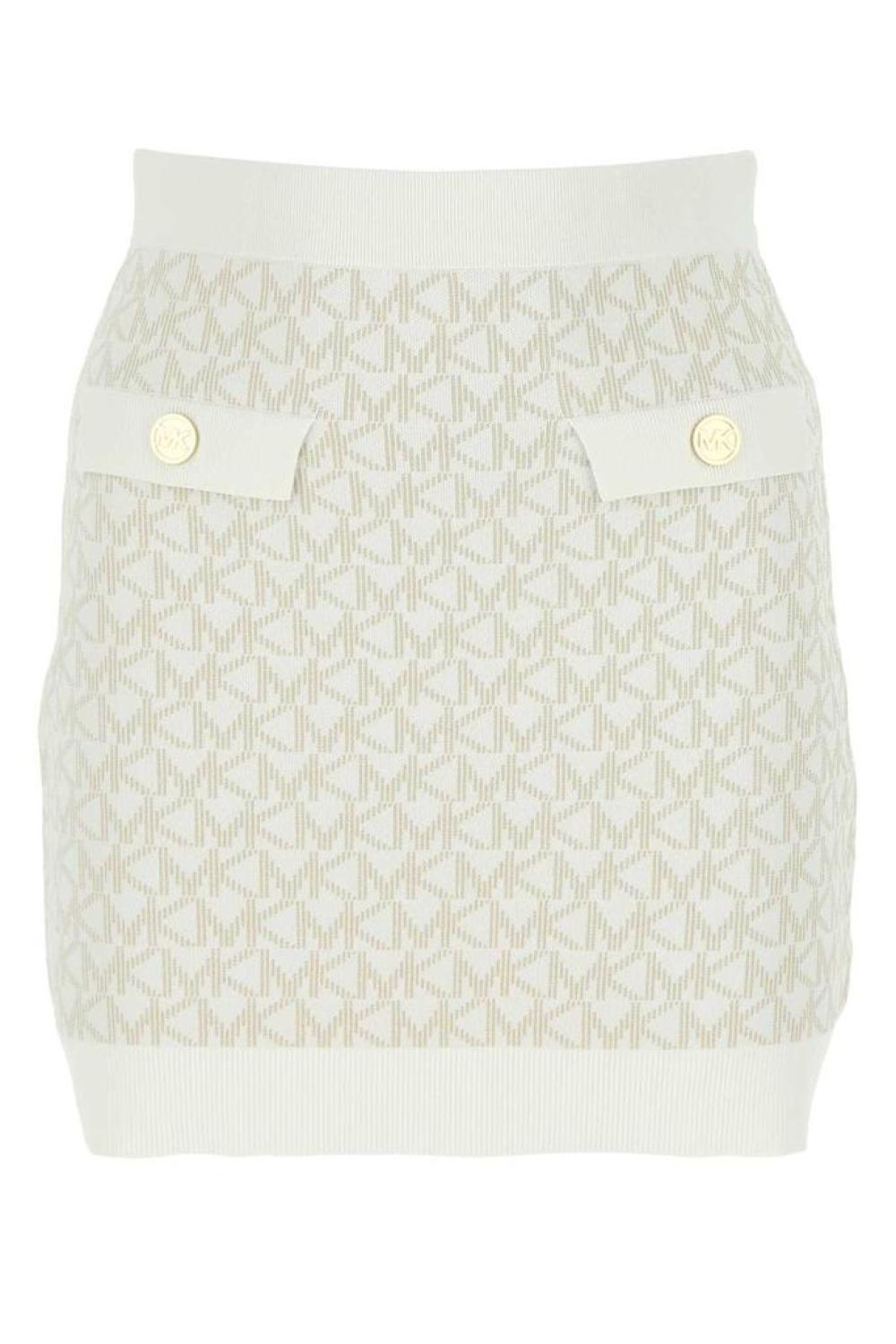 Michael Michael Kors Logo Jacquard Mini Skirt