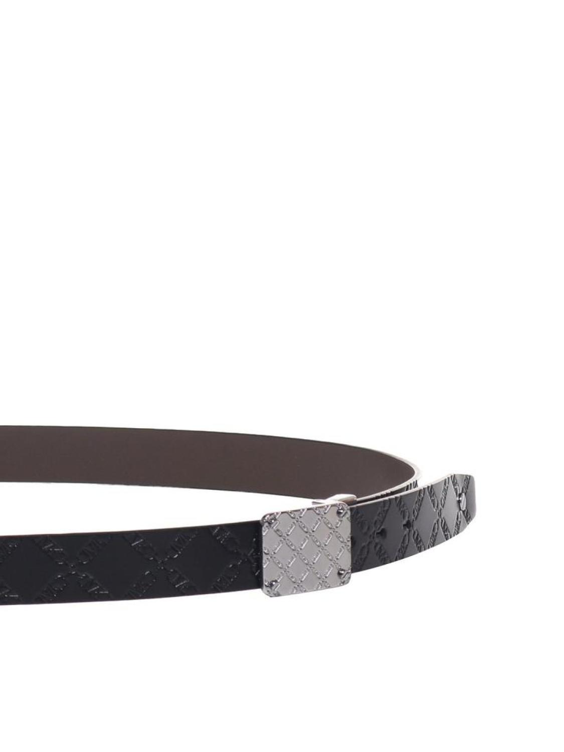 Michael Kors Reversible Empire Logo Embossed Belt