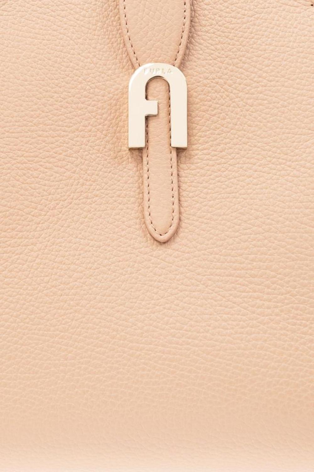 Furla Logo-Plaque Top Handle Bag