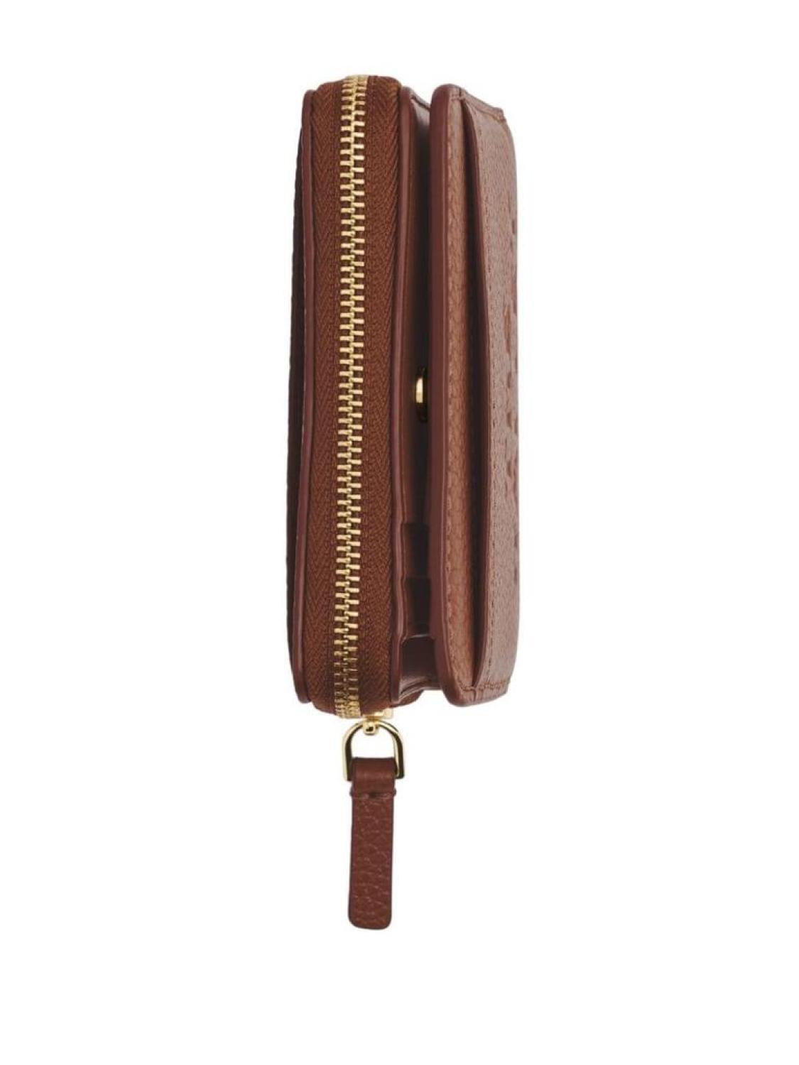 Marc Jacobs Logo Printed Zipped Mini Compact Wallet