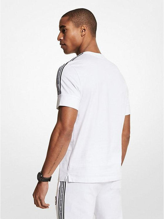 Logo Tape Cotton Jersey T-Shirt