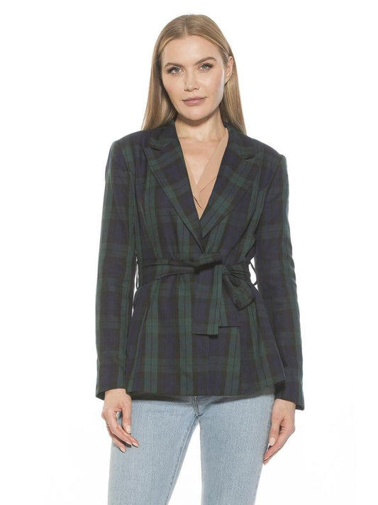 Olya Plaid Blazer