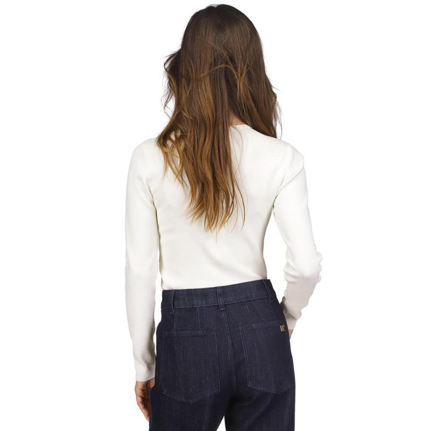 Women's Cutout Hardware Sweater