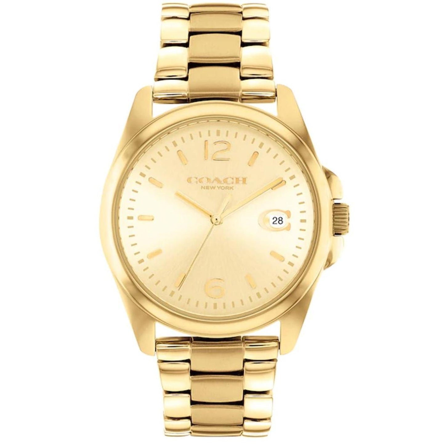Coach Women's Greyson Gold Dial Watch