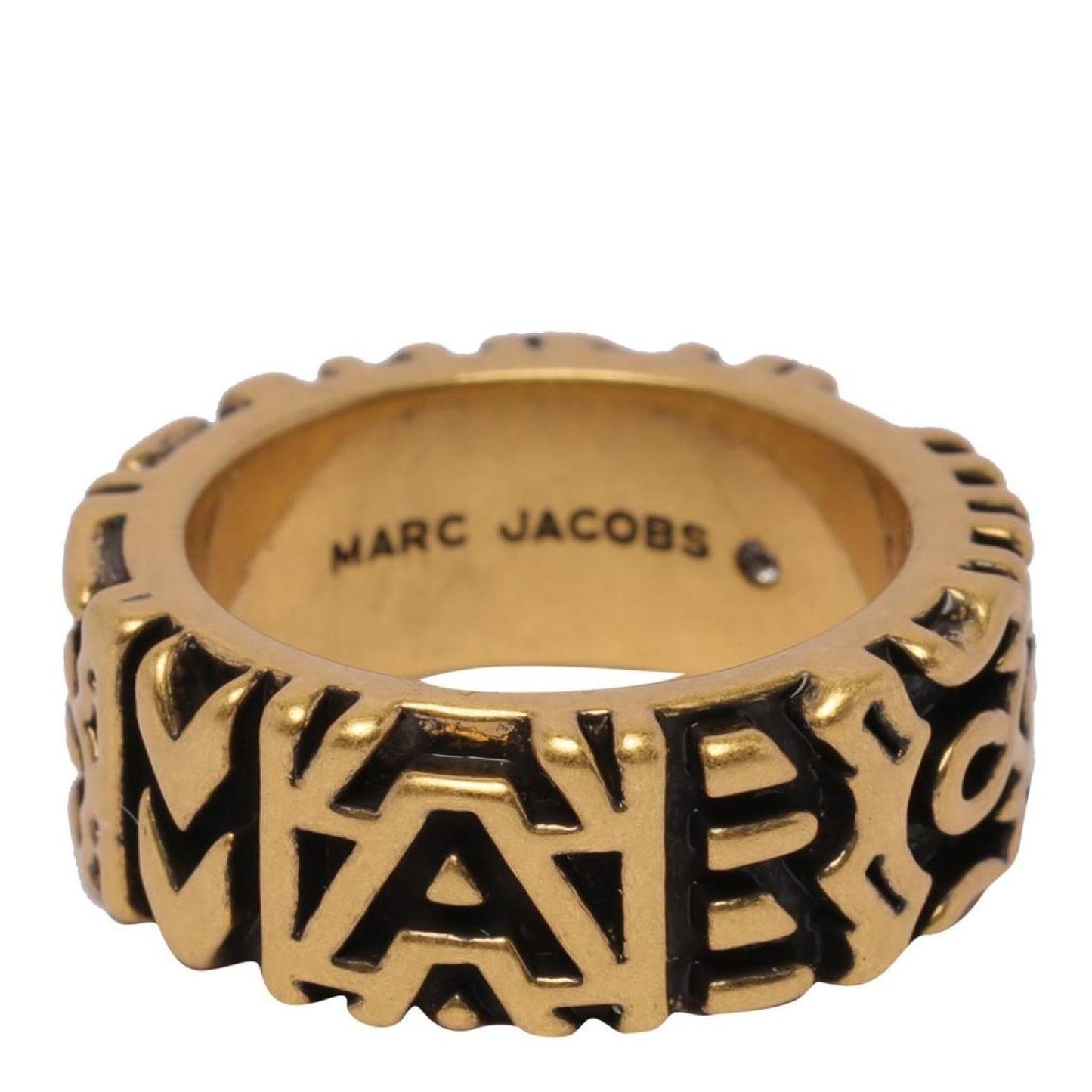 Marc Jacobs Monogram-Engraved Ring