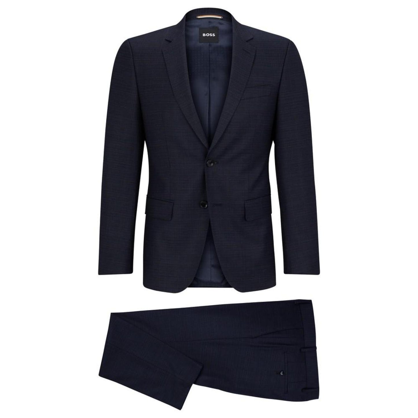 Men's Slim-Fit Checked Suit