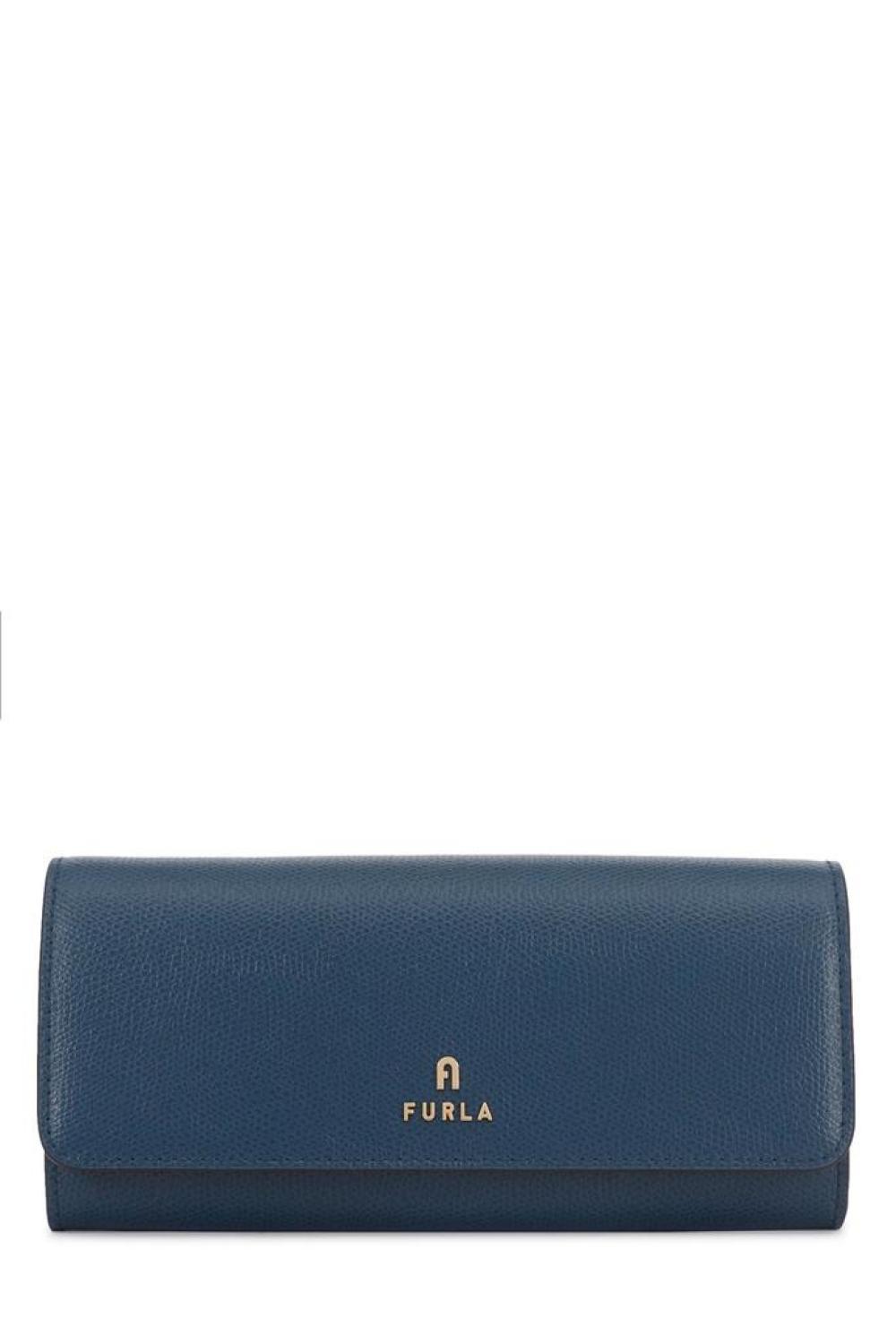 Furla Logo Plaque Snapped Wallet
