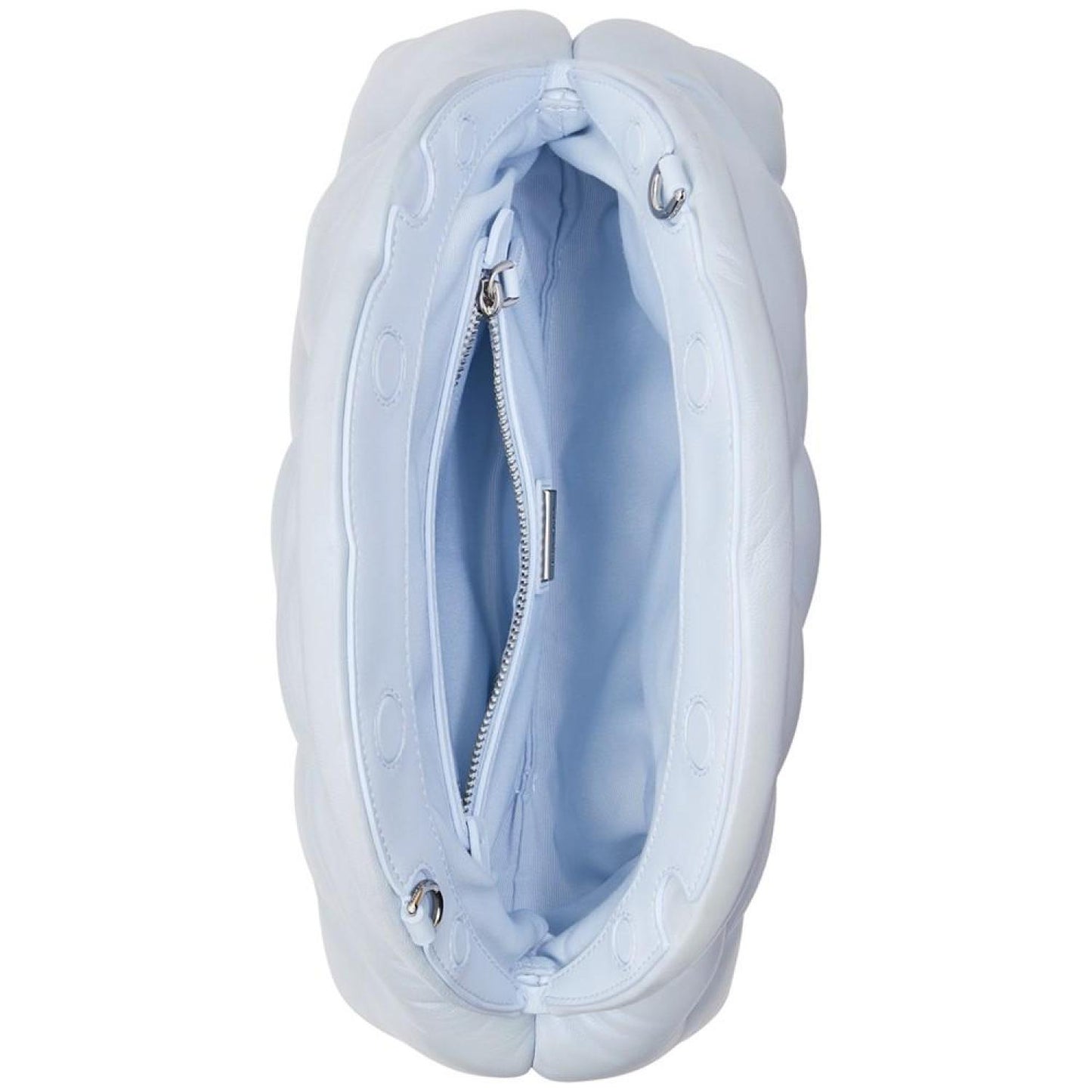 Shade Pearlized Smooth Leather Cloud Clutch