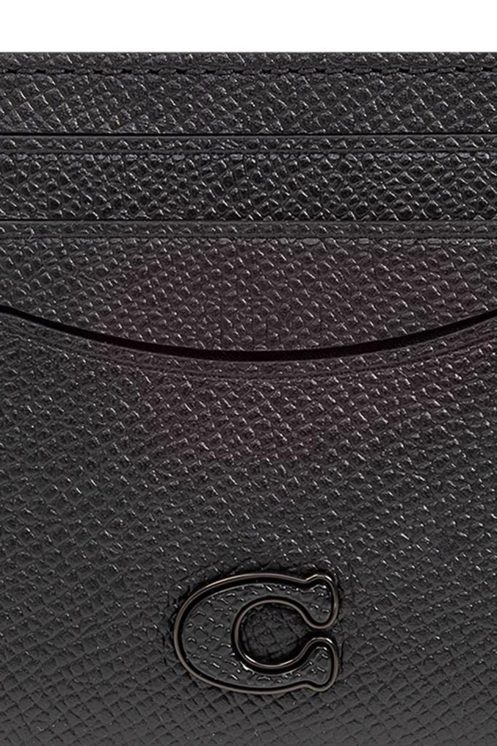 Coach Logo Plaque Card Case