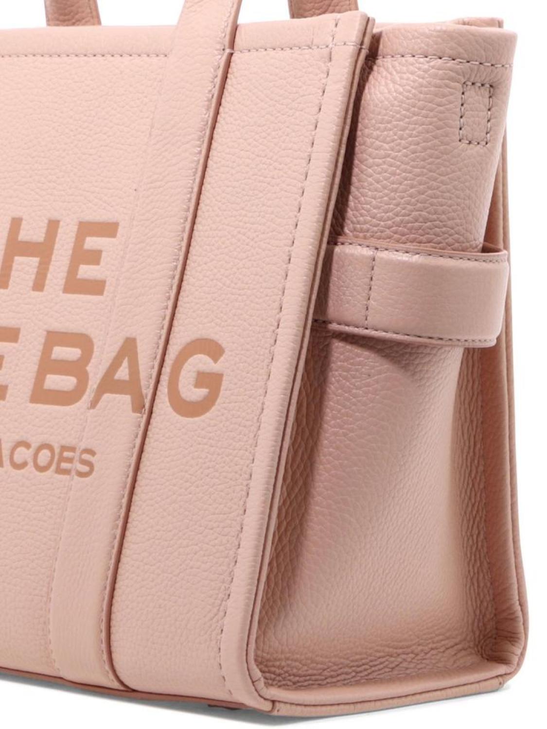 Marc Jacobs Logo Debossed Zipped Medium Tote Bag