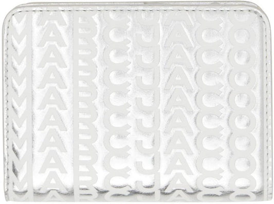 Silver 'The Monogram Mini Compact' Wallet