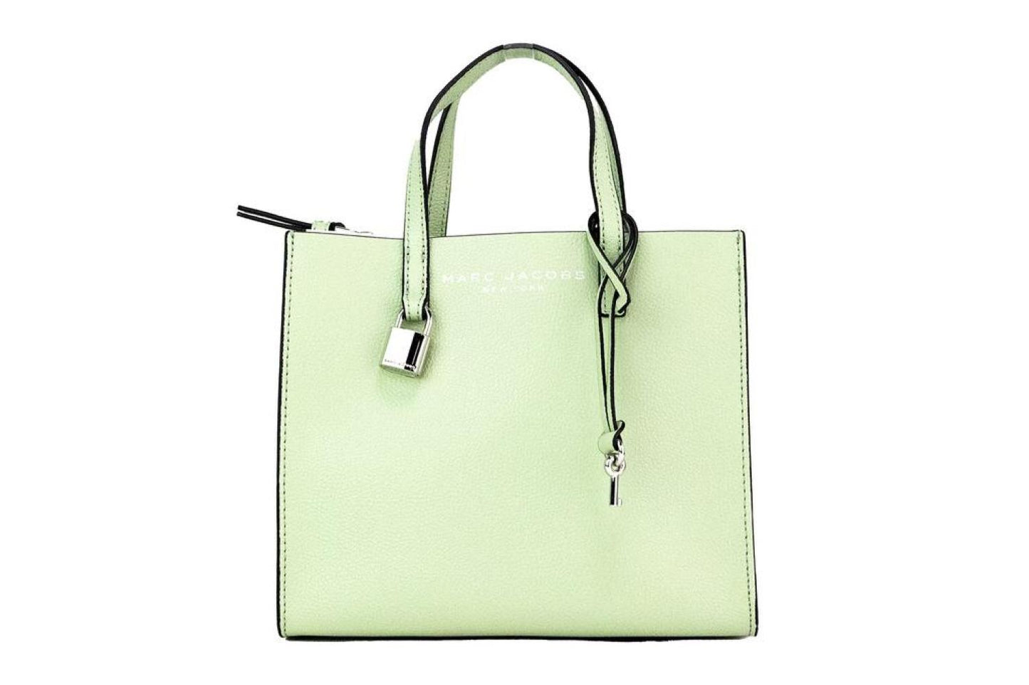 Marc Jacobs Jacobs Mini Grind Mint Pebbled Leather Crossbody Tote Handbag Women's Purse