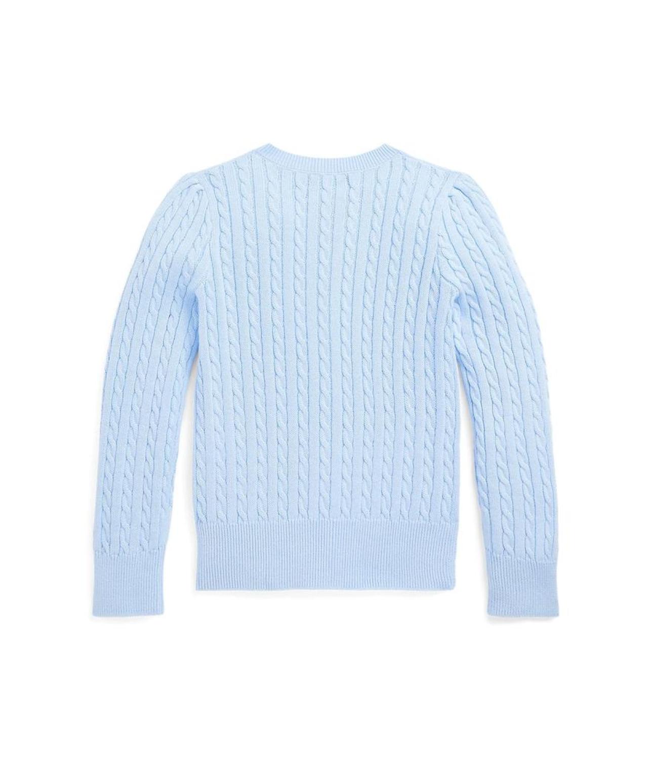 Mini-Cable Cotton Cardigan (Little Kids)