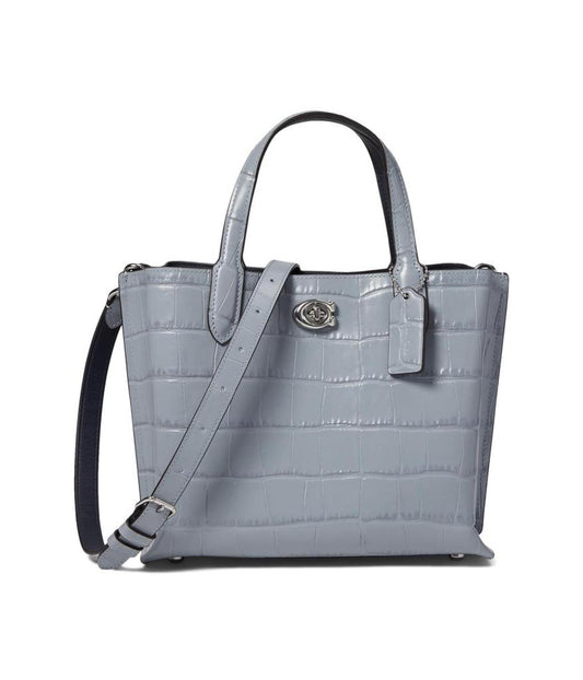 Embossed Croc Willow Tote 24