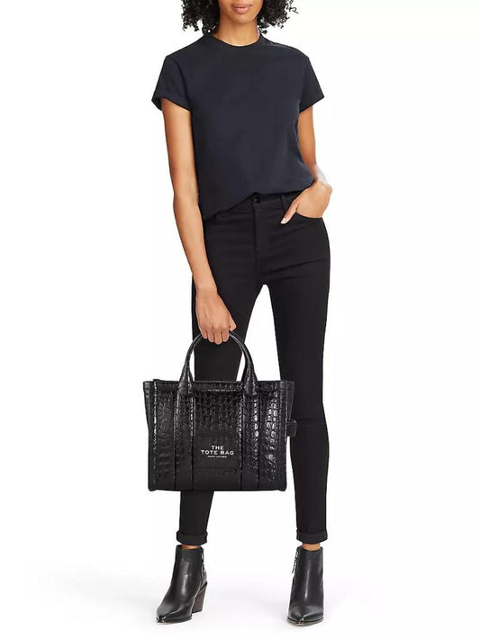 The Croc-Embossed Medium Tote