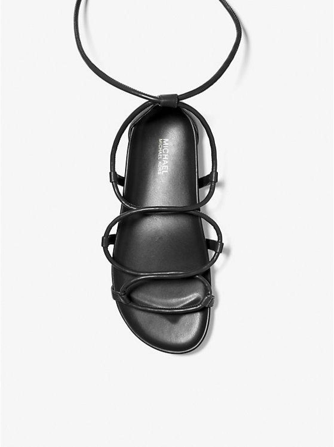 Vero Faux Leather Lace-Up Sandal