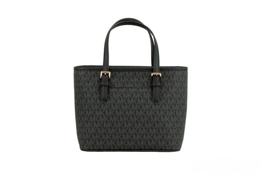 Michael Kors Jet Set  Signature XS Carryall Top Zip Tote Bag Women's Purse